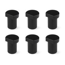6 Pack Bench Dogs, Aluminum Alloy Bench Brake Inserts For 3/4" Dog Holes, A Woodworking Shop Essential (3/4"(19mm),Black)