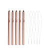 GlamorDove Hair Extension Loop Tool 5Pcs Pulling Needle Wire Loop