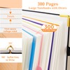 FREBLASO 5 Subject Notebook with Removable Dividers Tabs, 300 Pages