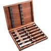 EZARC 6 Pieces Wood Chisel Tool Sets Woodworking Carving Chisel