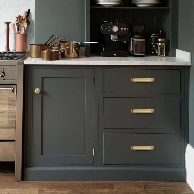 khtumeware 6 Pack 6 Inch(152mm) Champagne Bronze Kitchen Cabinet Handles