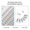 Oreola 20D Cluster Eyelashes, Individual 0.07D, 8-15 mm, Mixed Length,