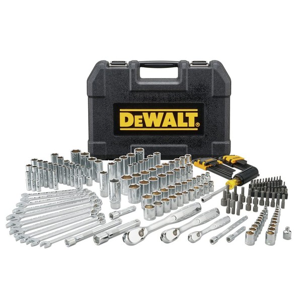 DEWALT DEWALT Mechanics Tool Set, 1/4" & 3/8" & 1/2"