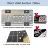 OUCPC 1 Pack Clear License Plate Covers and Frames, Car