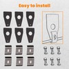 MaXpeedingrods 6Pcs Universal Car Roof Rack Gutter Mounts Kit Weld