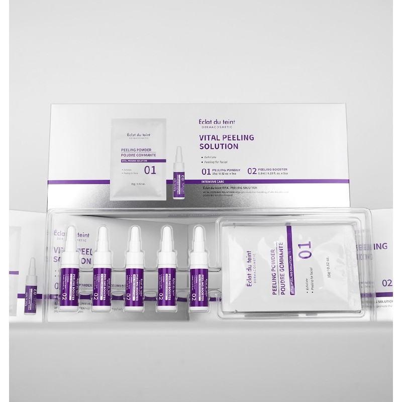 Eclat Dutin Vital Peeling Solution 1box 5ea 💜Vital Peeling Solution