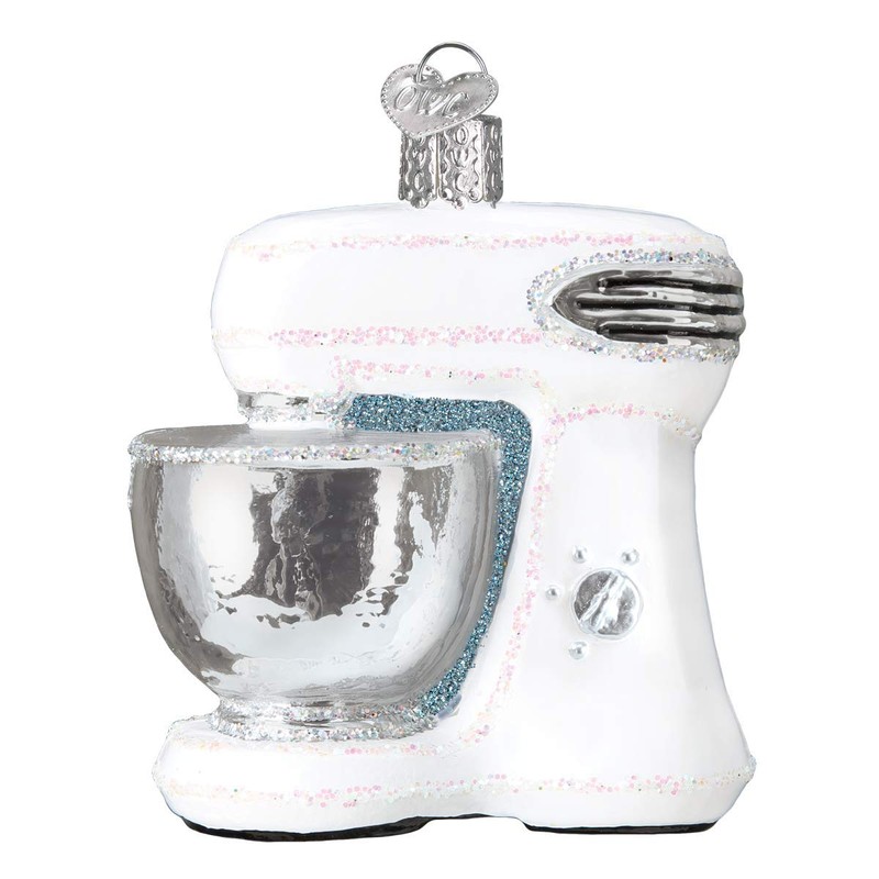 Old World Christmas White Mixer Ornament, Multi