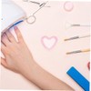 Outanaya Nail Art Cup Set Heart Dappen Dish Manicure Supplies