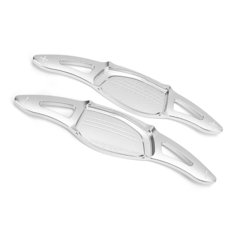 2pcs Steering Wheel Paddle Shifter Extension Aluminum Alloy Replacement for