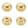 PATIKIL M3x10mm Thread Cap Nuts Knob, 4pcs Brass Ball Lamp