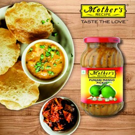 Mother's Recipe Punjabi Mango Pickle 500 Grams, 17.64 Oz