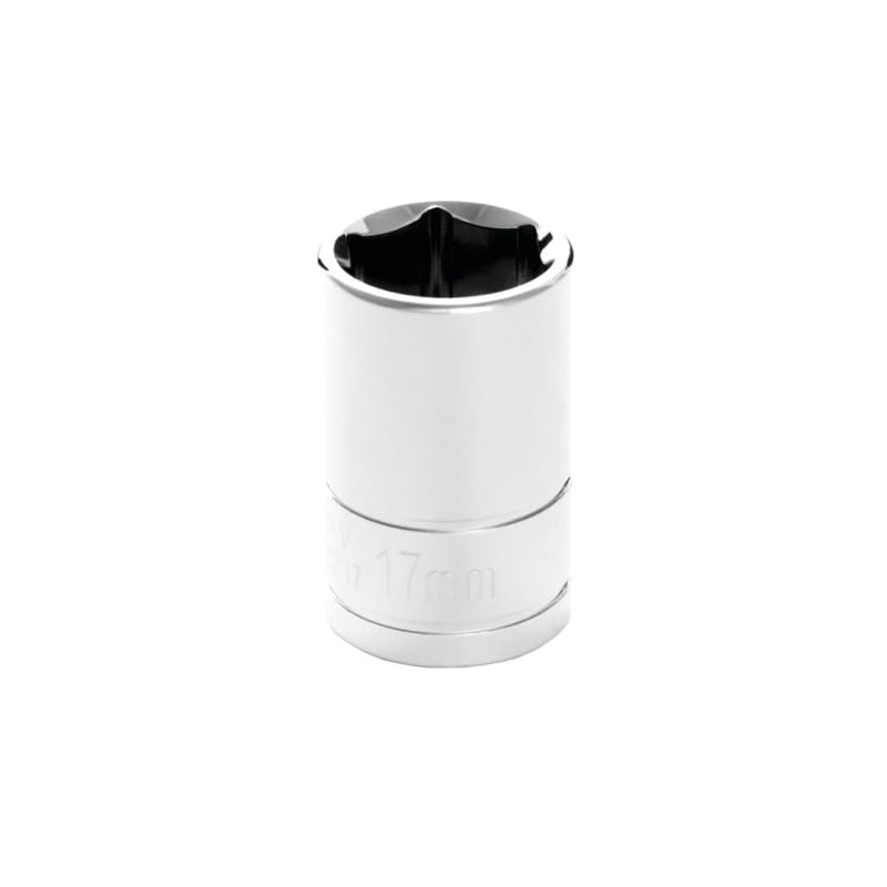 Performance Tool W32217 1/2 Drive 17mm 6Point Socket, 1 Pack