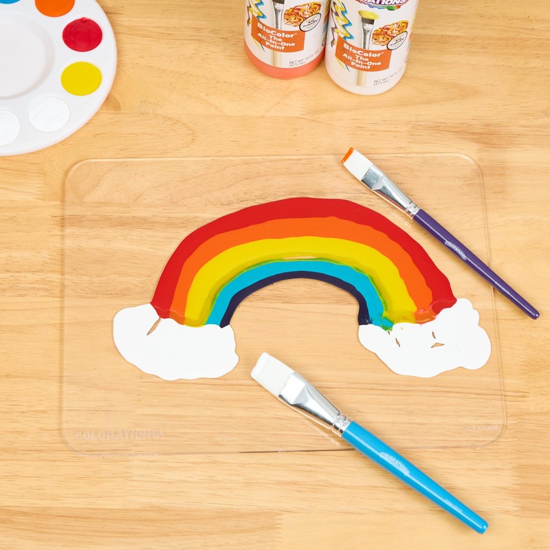 Colorations Acrylic Lap Boards- Set of 6