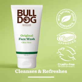 BULL DOG Original Face Wash, 5 Fl Oz