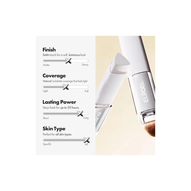 Elroel Blanc Cover Cream Stick V Stick Foundation Spf50 13gr