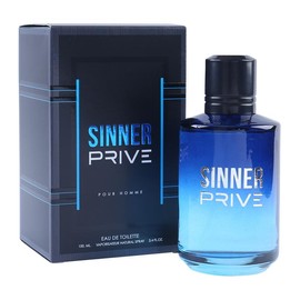 Sinner Prive Eau De Toilette Natural Spray Cologne for Men 100ml/3.4fl.oz. - Best Fragrance for Men
