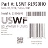US Water Filters RL950HO Replacement UV Lamp for USWF H4-PS