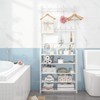 UDEAR Entryway Coat Rack - Large Space, 5-Tier Shoe Storage,