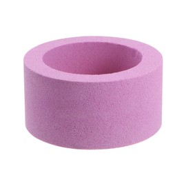 sourcing map Grinding Wheel 4 Inch 120 Grits Aluminum Oxide Cup Abrasive Wheels, Chrome Corundum for Hardened Steel, Grinding Machine, Red