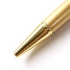 Gold Stone Ballpoint Pen with Gold Foil 24K Sparkle, Pure
