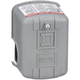 Telemecanique Sensors 9013FHG19J52 Air-Compressor Pressure Switch, 125 Psi Set Off, 30 Psi Fixed Differential, 1/4" Npt External