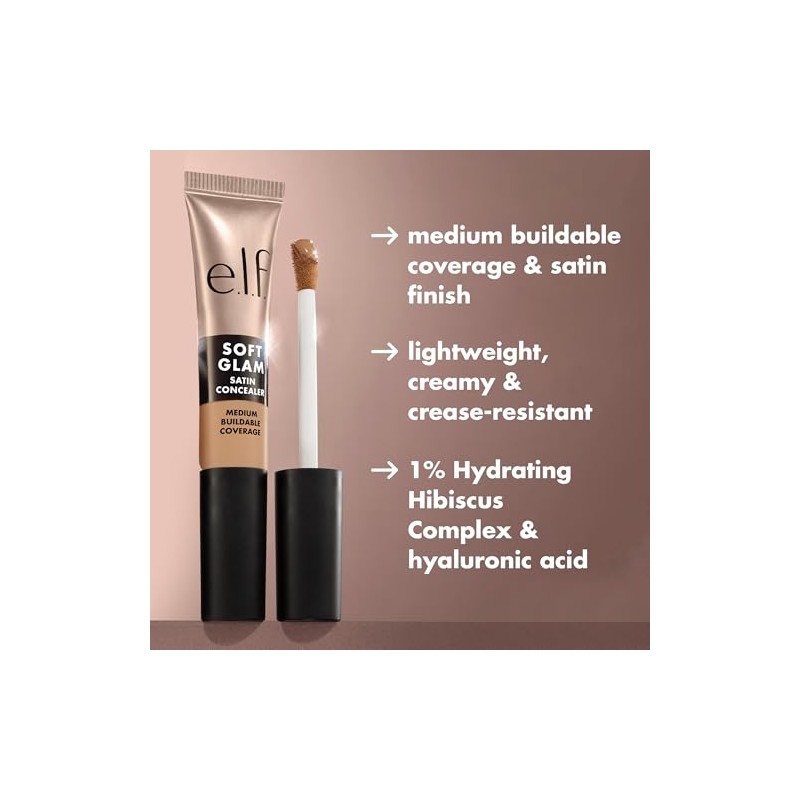 e.l.f. Cosmetics Soft Glam Corrector Satinado Tono Claro Cálido 22