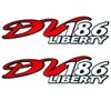 Triton DV186 Liberty Boat Emblem Decal Sticker
