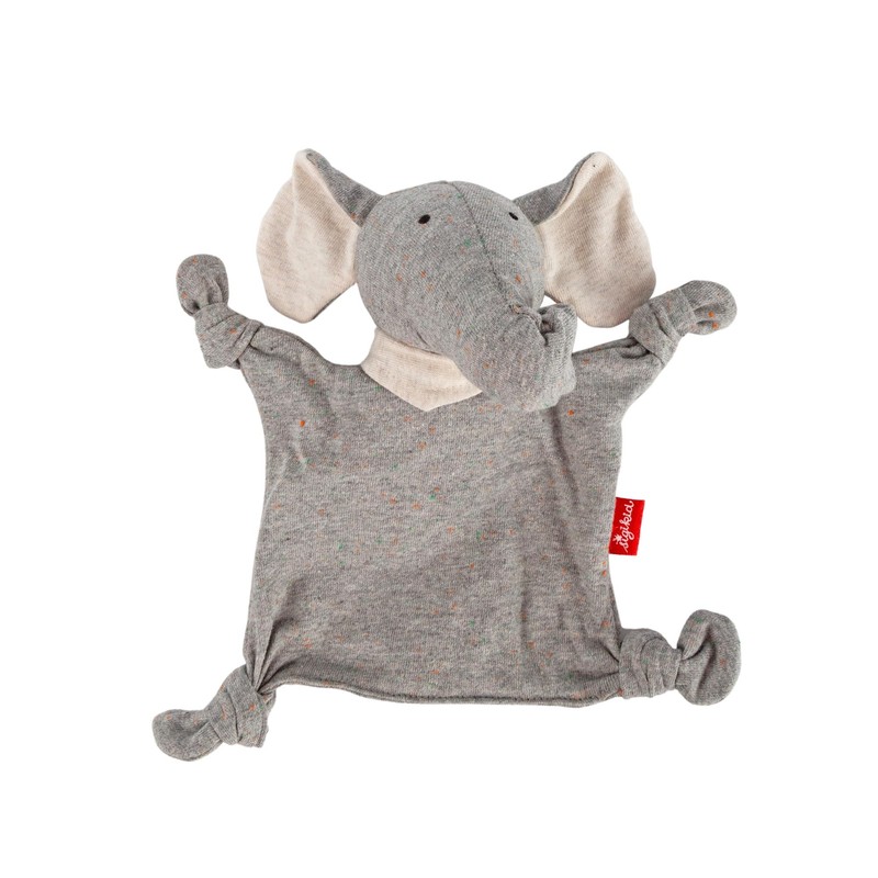 sigikid 39836 Cuddly Blanket Animal Character Elephant Grey / Elephant