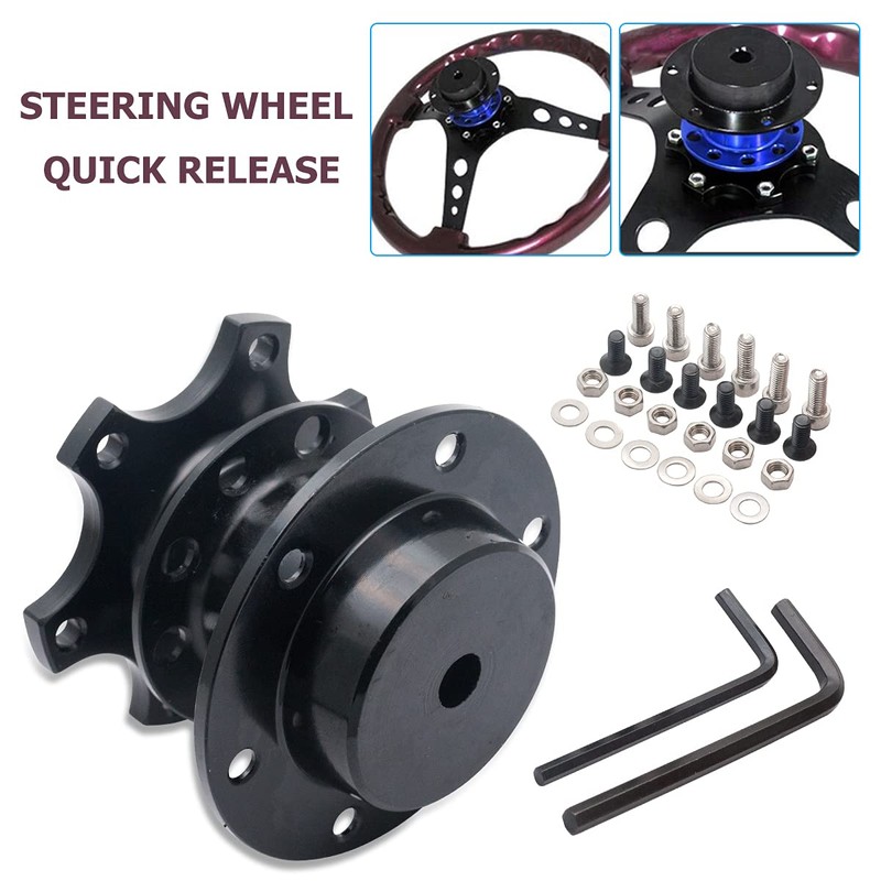 Baceyong Universal Racing/Rallye/Racing Quick Release Car Steering Wheel Hub Hub