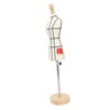 Miniature Dress Form with Stand Wood Base Sewing Mannequin Body
