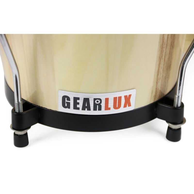 Gearlux Tunable Bongos - Natural
