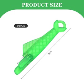 Asheyya 60 PCS Fish Mouth Sewing Machine Needle Threader, Quick Easy Selfthread Needle Threaders Tool for Sewing DIY Craft Supplies