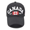 Canada Baseball Cap,Adjustable,Canada Day Hat Embroidered Maple Leaf Flag Hat