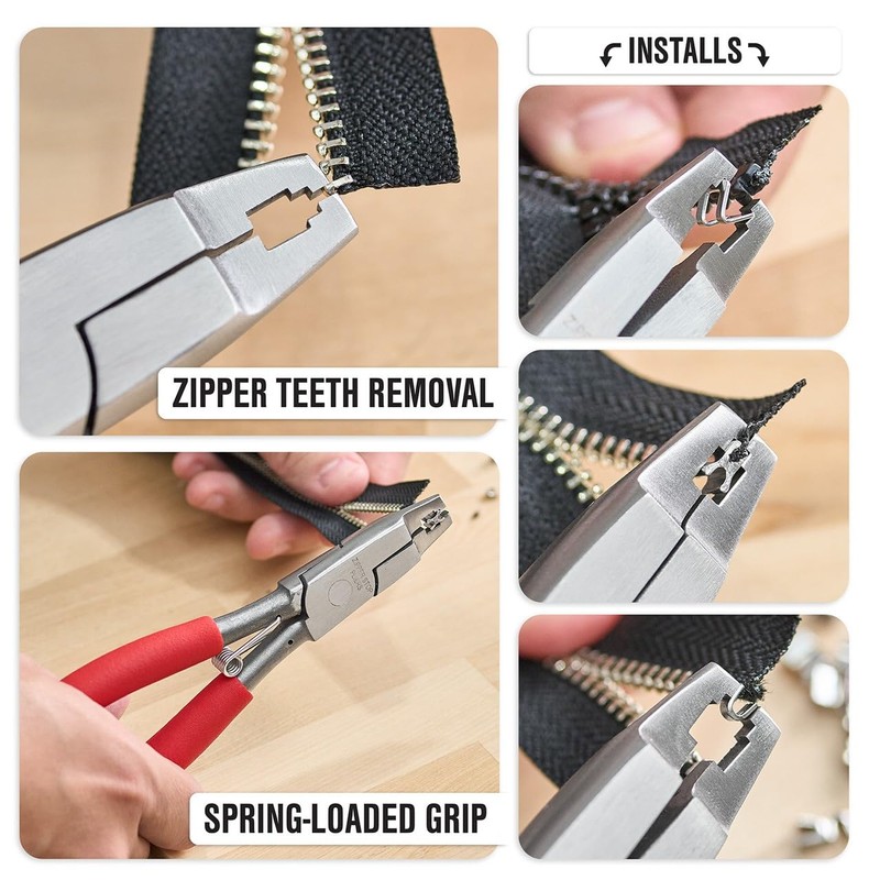 Nähmit Pliers for Zip Stopper & End Pieces Plier for