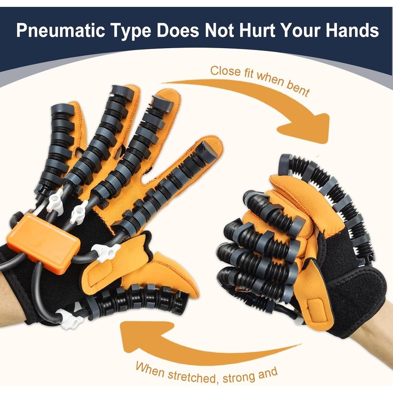 Rehabilitation Robot Gloves, Finger Exerciser for Stroke Recovery Hand Glove