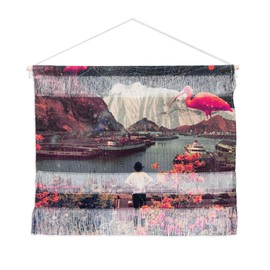 Society6 Frank Moth My Choices Left Me Alone Fiber Wall Hanging, 22" x 16", Multi