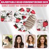 Luxury Shower Cap Satin Lined Reusable Waterproof Double Layer Elastic