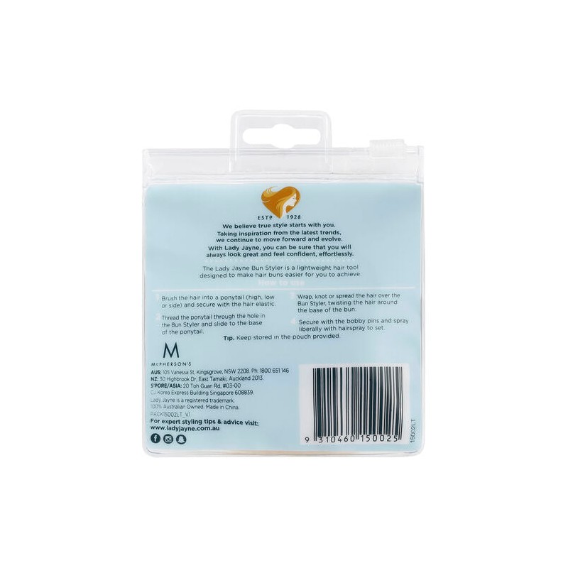 Lady Jayne Light Bun Styler Kit S/M