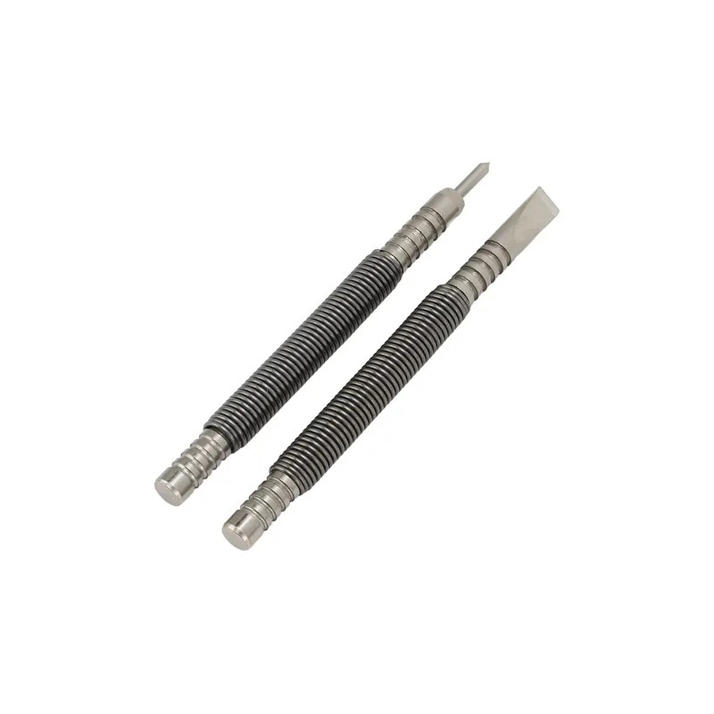 Nail Set Tool 2 Pcs High Carbon Steel Double Ended