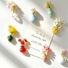 10 Packs Mini Vase Fridge Magnets Ceramic Magnets for Fridge