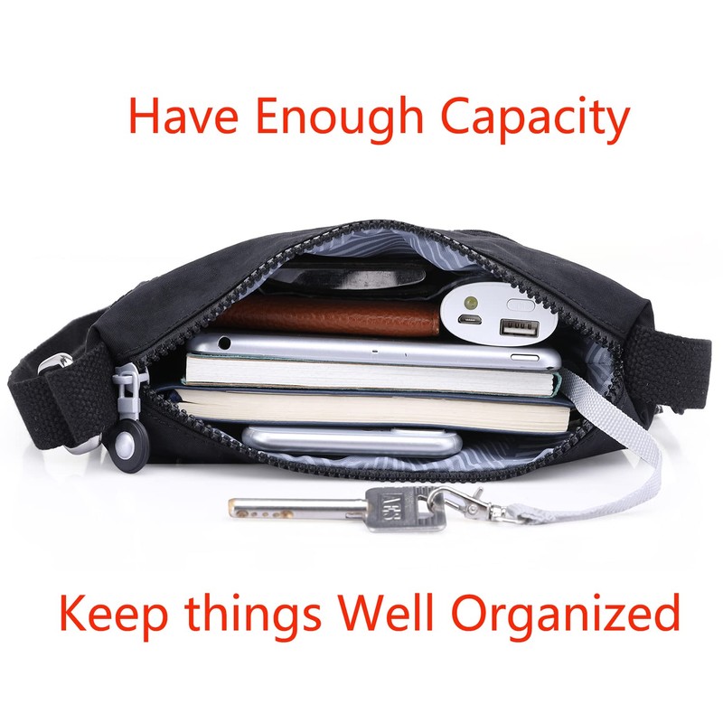 Foino Women's 910 Shoulder Bag, Black, Medium