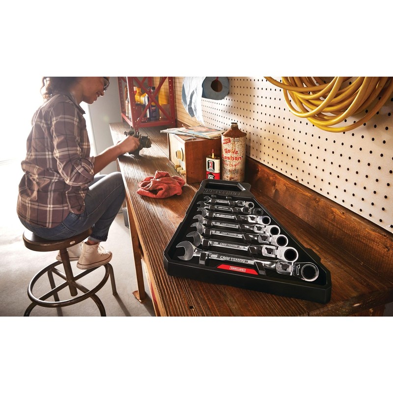 CRAFTSMAN Wrench Set, SAE, Raised Panel, 11 Piece (CMMT87018)