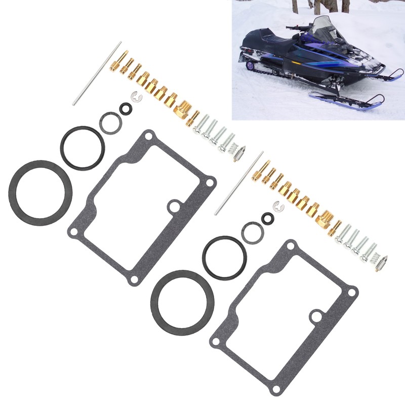Motorcycle Carburetor Repair Kits Maintenance Replacement for Polaris Indy Trail
