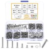 660 Pcs M2 Screws Set, Countersunk Bolts and Nuts Set,