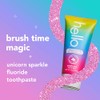 Hello Unicorn Sparkle Kids Toothpaste - Bubble Gum Flavor