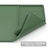 Rnivvi Silicone Coffee Mat, 16" x 24" Waterproof Raised Edge
