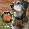 Dapper Dog Leather Dog Tag Silencer (Brown)