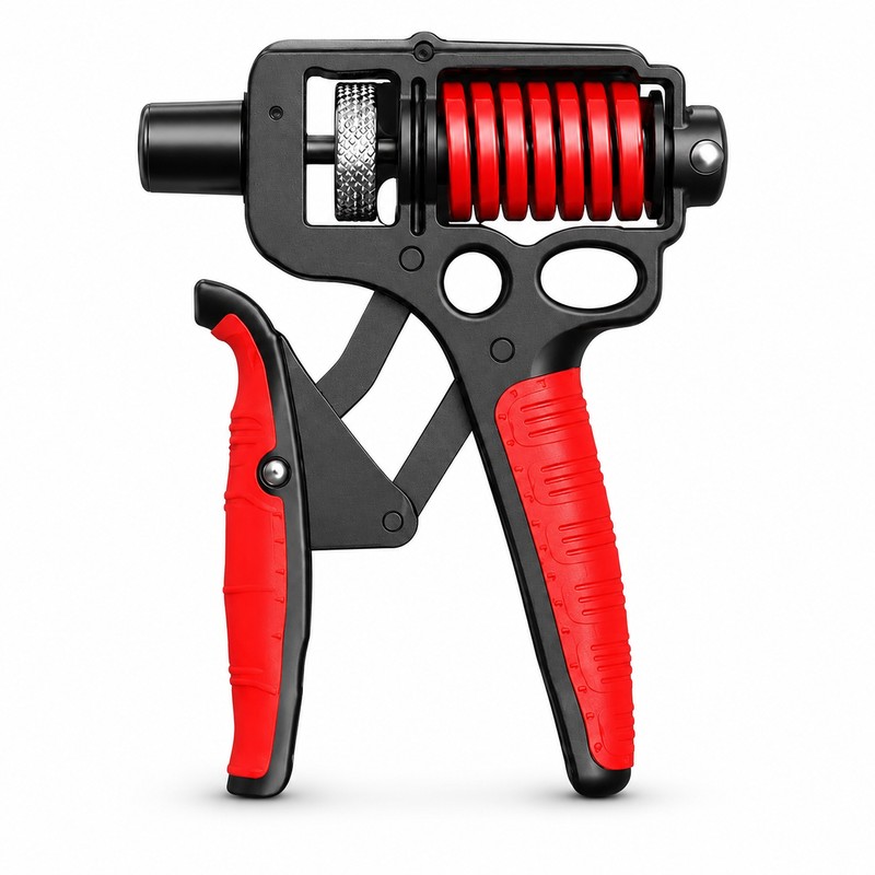 Adjustable Hand Grip Strengthener with Repetition Counter – Dual-Spring Exerciser
