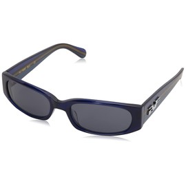 Black Flys Fly 9000 Wrap Sunglasses, Navy Blue Striped, 53 mm
