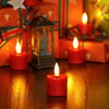 Yeelida Rechargeable Flameless 1.6" x2.5" Tea Light Candles with Remote